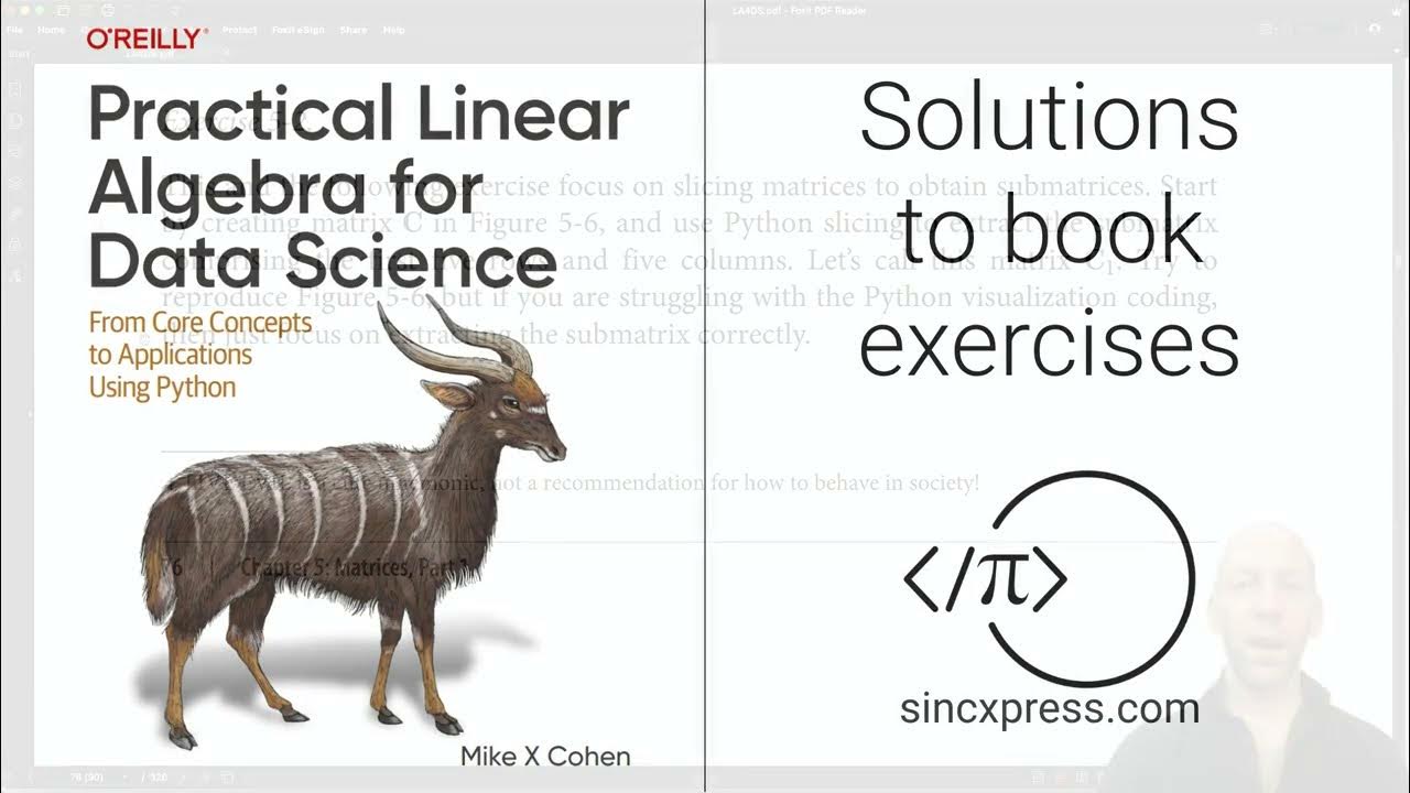 Linear algebra for data science, chapter 5 exercise 2 (slicing ...