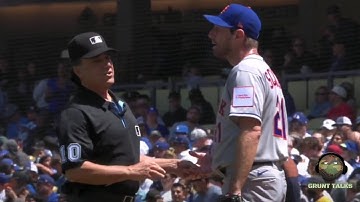 Max Scherzer gets ejected by Phil Cuzzi & the broadcast is not having the strike zone.