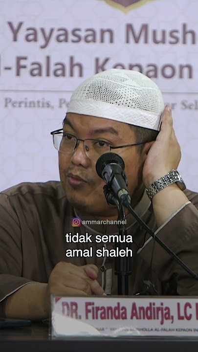 SEMBUNYIKAN AMAL SHALEH KITA || USTADZ FIRANDA ANDIRJA