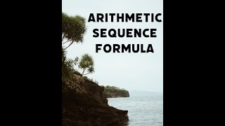 Arithmetic Sequence Formula