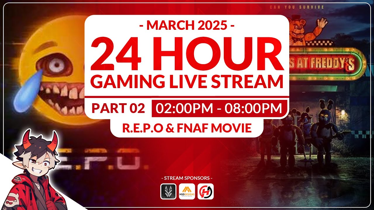 KILLERzero's Official 24 Hour Gaming Live Stream | March 2025 - Part 02