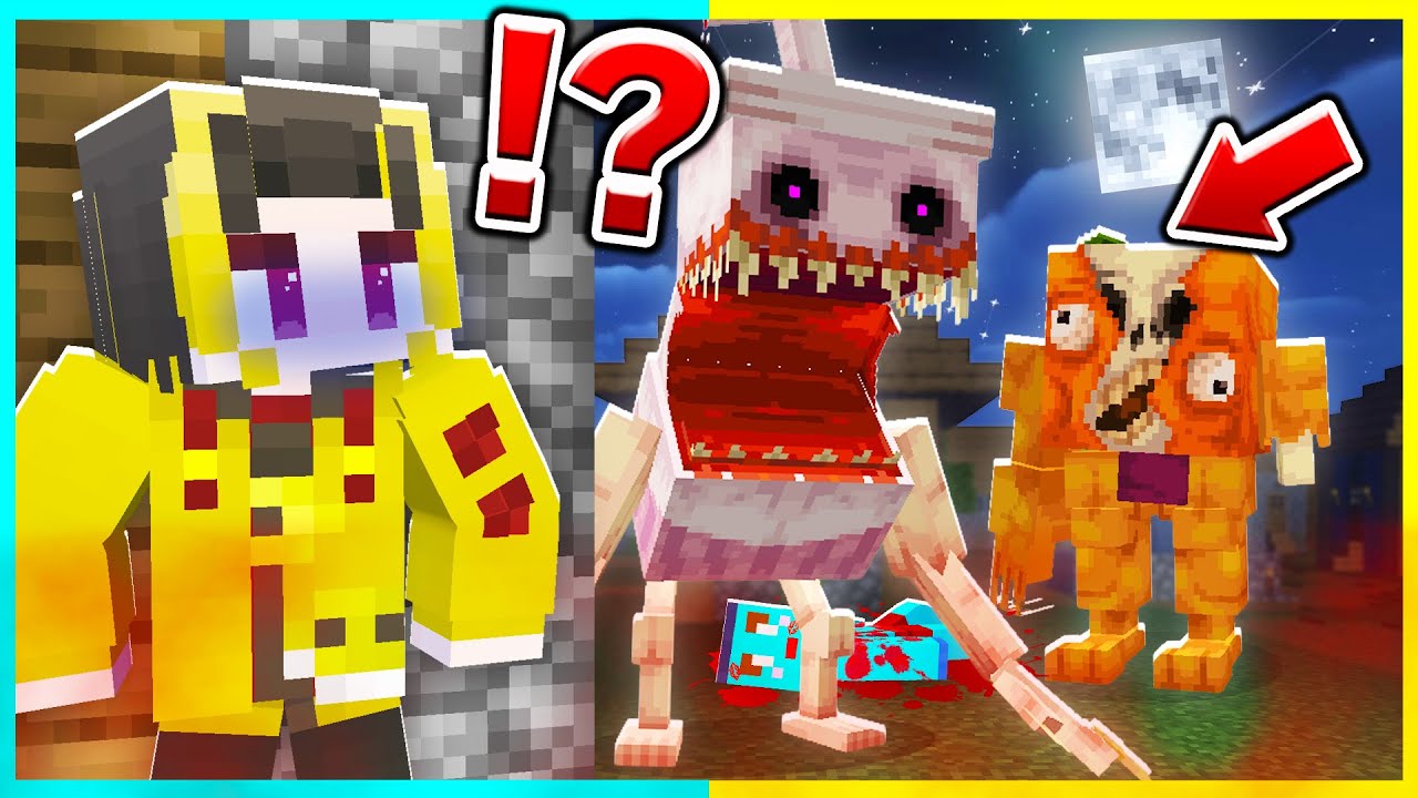 人喰いブレインロットに襲われるマインクラフト【まいくら / マインクラフト】