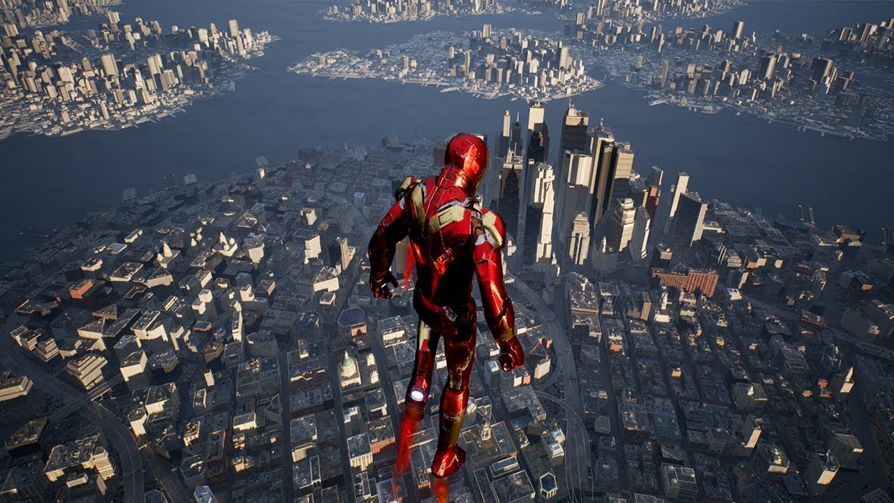 AÇIK DÜNYA IRON MAN OYUNU ? - UNREAL ENGINE 5 IRON MAN GAME