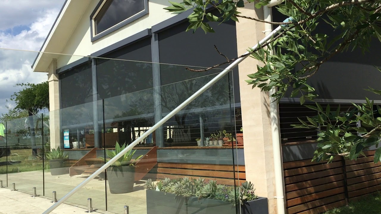 Outdoor Aussie Blinds Zip Screens Demonstration