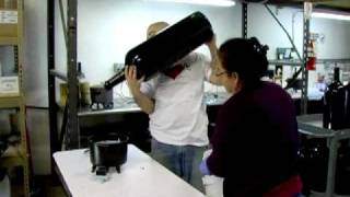 Wax Dipping A Large Format Wine Bottle