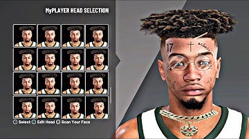 NEW* DRIPPIEST FACE CREATION IN NBA 2K20🙈LOOK LIKE A DRIBBLE GOD😌