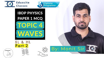 IBDP Physics Topic 4 Waves (Part 2) | Unwrapping Paper 1 by Monit Sir | Eduxcite Classes