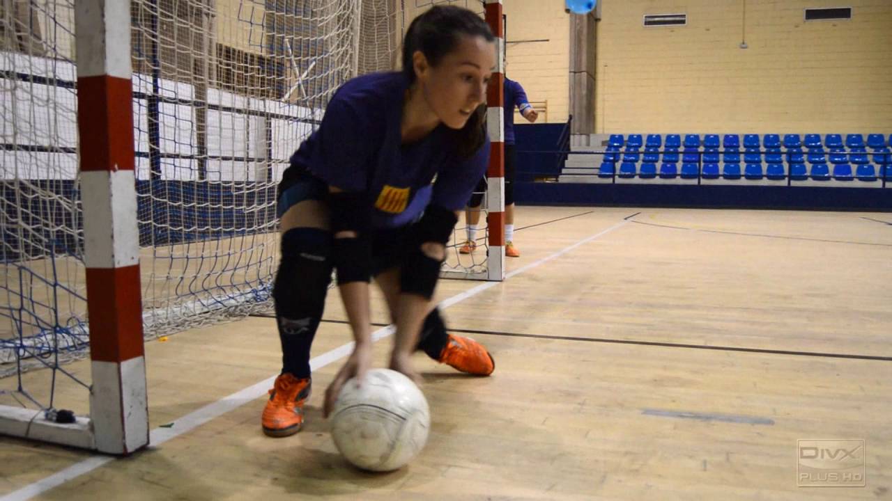 Entrenamiento Porteras Futbol Sala con Globos Pepe LLinares Xaloc Alacant