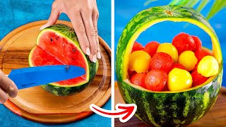 Amazing Fruit Presentations, Cutting Fruits & Veggies Like A MasterChef