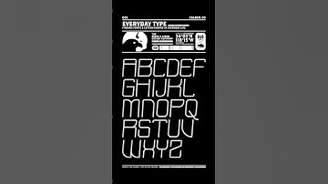 Making a font from everyday shapes! Pt.1