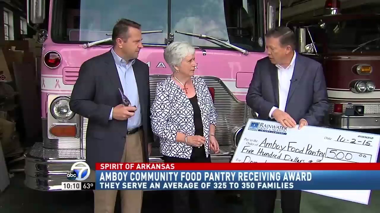 Spirit of Arkansas Amboy Community Food Pantry YouTube