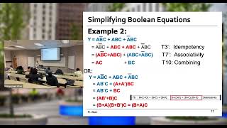 Lecture 12 | Boolean Algebra Simplification II | GSU | Prof. Mohammed Alser