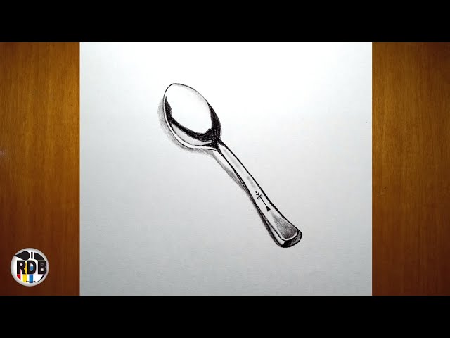 How To Draw A Spoon 10 Steps With Pictures Wikihow