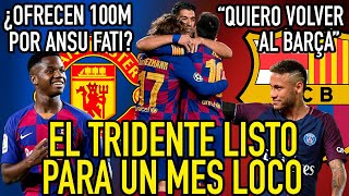 OFRECEN 45M POR TRINCAO | NEYMAR COMUNICA QUE QUIERE VOLVER | ¿EL BARÇA QUIERE DOS PERLAS DEL RAYO?