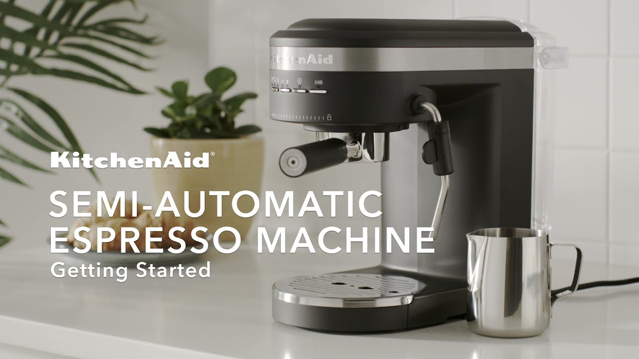 KitchenAid Semi-Automatic Espresso Machine & Automatic Milk Frother