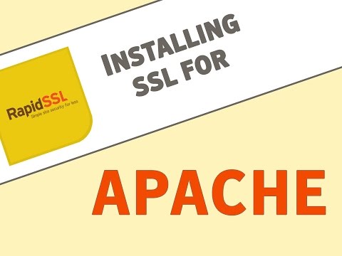 Install an SSL Certificate for Apache Servers