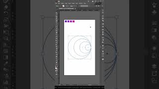 Circle Wave Four Color Simple Geometric Logo in Adobe Illustrator CC 2022 #shorts