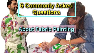 Fabric Painting | most commonly asked questions| easy tutorial