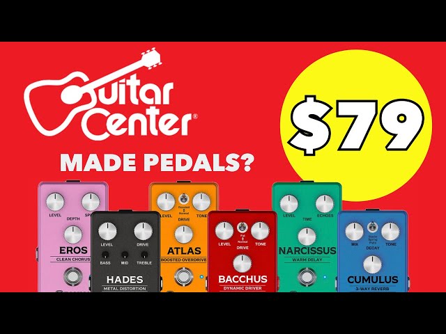 Gamma Budget Pedals: Distortion, Overdrive, Chorus, Delay, Reverb ($79 Line from Guitar Center) class=