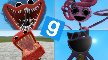 Poppy Playtime Chapter 1 - 3 ALL JUMPSCARES in Garry