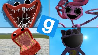 Poppy Playtime Chapter 1 - 3 ALL JUMPSCARES in Garry's Mod (Outdated)