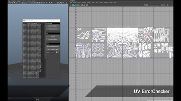 uvErrorChecker for maya - detect overlapped UVs and UVshell crossed udim border