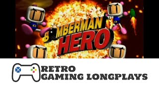 Nintendo 64 - Bomberman Hero Longplay Gameplay 100% Clear - Secret Perfect Score - Gossick Star
