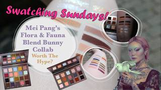 Swatching Mei Pang's Flora and Fauna Blend Bunny Collab - Worth the Hype? #SwatchingSundays