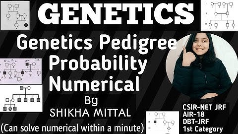 Genetics Probability Numerical - CSIR-NET JRF LIFESCIENCE