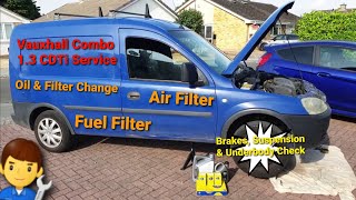2007 Vauxhall Combo 1.3 Cdti Air And Fuel Filter Service Oil Change Test Drive Opel Corsa