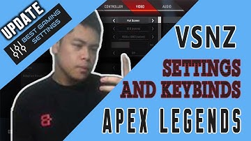 VSNZ Apex Legends Settings, Keybinds, Sensitivity, Gear and Setup