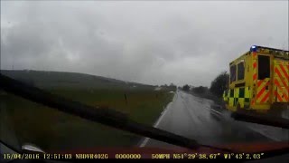 Near Miss with Ambulance