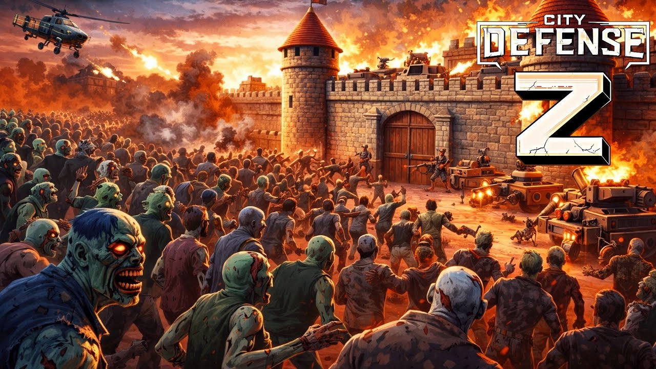 KENDİ ZOMBİ GEÇİRMEZ KALEMİ KURDUM / City Defense Z Türkçe Oynanış 2026 - Bölüm 2