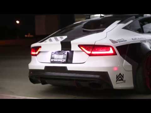 Audi RS7 with LOUD ARMYTRIX exhaust system!