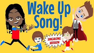 Shake Yourself Awake! - A silly wake up song for kids - SINGALONG VERSION