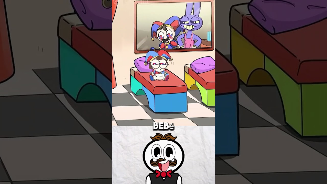 Pomni y Jax versión bebés!!! Créditos: WowToon