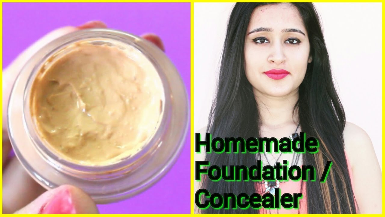 DIY CONCEALER/FOUNDATION in 2 Easy Steps | Skin Coverage - YouTube