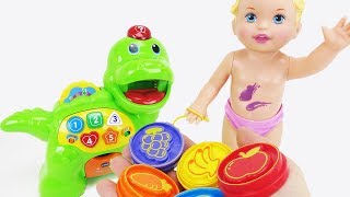 Chomp and Count Dino Toy by VTech, Colors, Fruit, and Counting for Babies and Toddlers