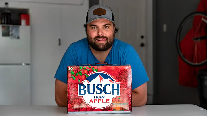 First time trying Busch Light Apple
