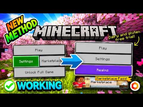 Minecraft Bedrock Trial Unlock Free 2026  #minecraft
