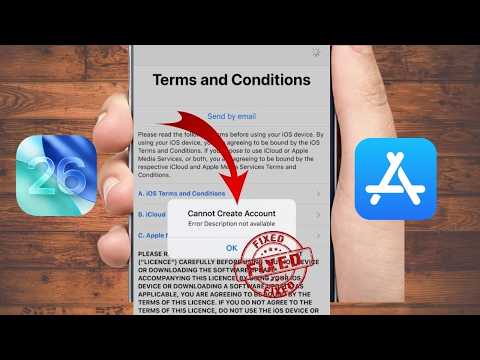 How to Fix “Cannot Create Account” Error – Description Not Available on iPhone (2026)
