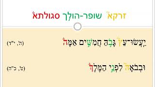 לימוד טעמי מגילת אסתר נוסח ספרדי ירושלמי- כולל דוגמאות