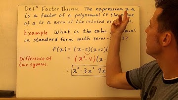 Polynomials Linear Factors, zeros