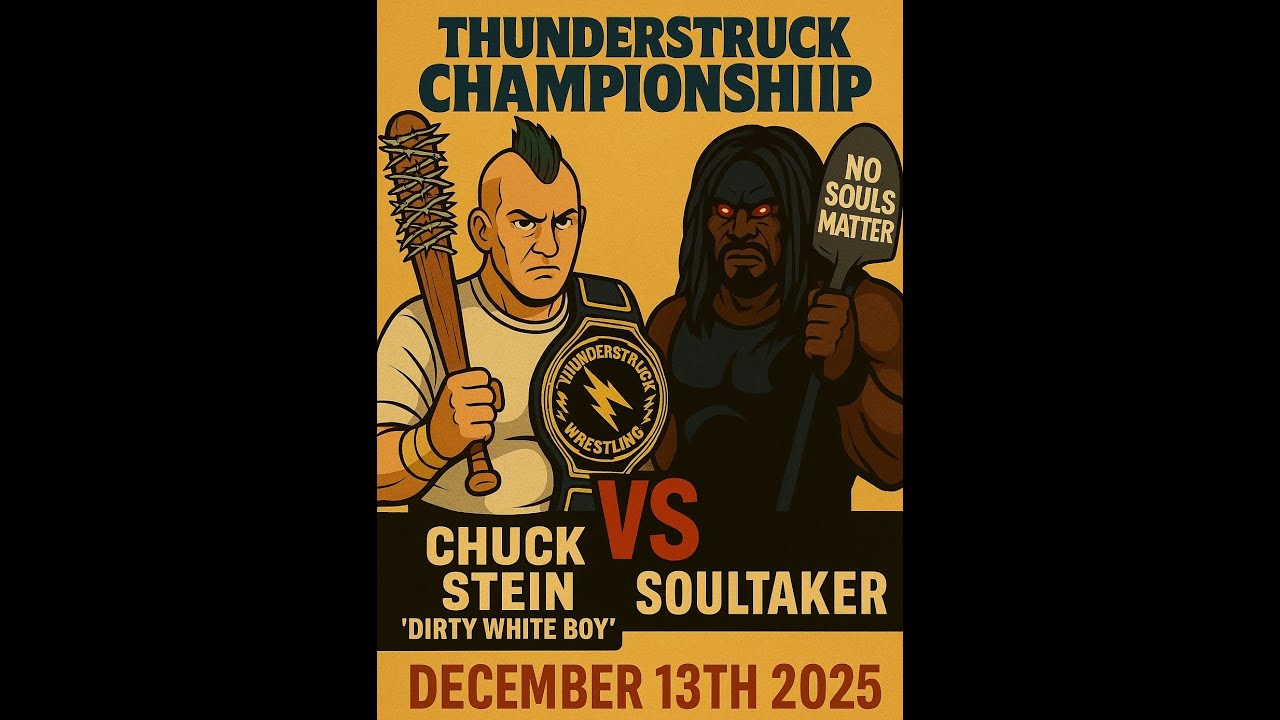 Chuck Stein vs Soultaker; Christmas Chaos Match for the Thunderstruck Wrestling Championship