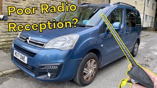 Citroen Berlingo / Peugeot Partner MK2 Roof Aerial Replacement (Poor Radio Reception)