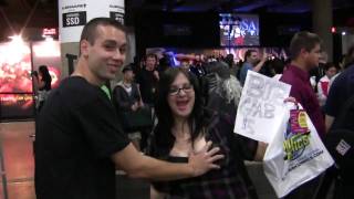 Spudgetti squeezing a Boob at the New York Anime Festival 2009