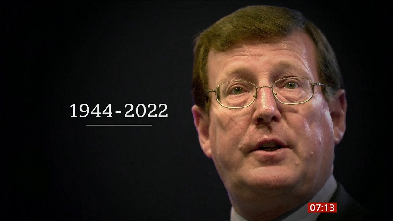 Lord (David) Trimble passes away (1944 - 2022) (UK) - BBC News - 26th July 2022