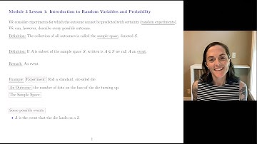 Module 3 Lesson 1: Random Variables and Probability (lecture)