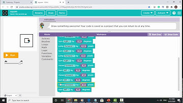 Artist lab - Action block - Project ( code.org)