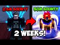 How i got 30m bounty in two weeksblox fruits